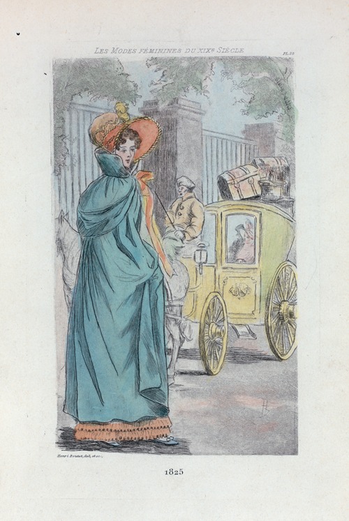 1825 [Women’s fashion in nineteenth-century Paris]