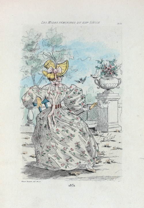 1831 [Women’s fashion in nineteenth-century Paris]