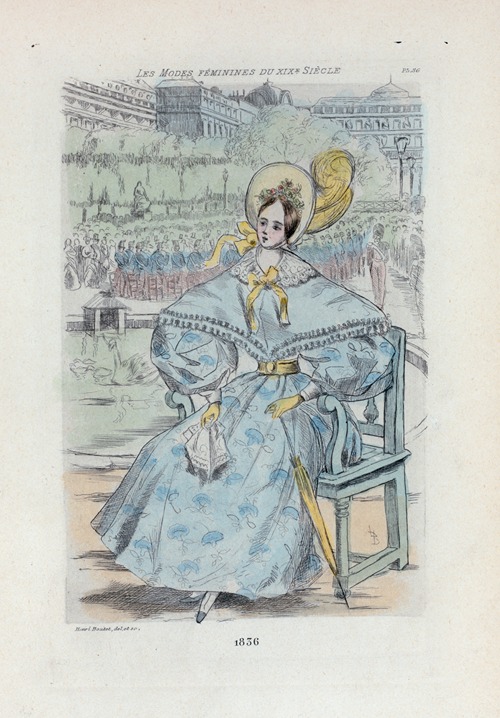 1836 [Women’s fashion in nineteenth-century Paris]