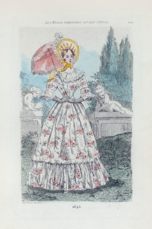 1845 [Women’s fashion in nineteenth-century Paris]