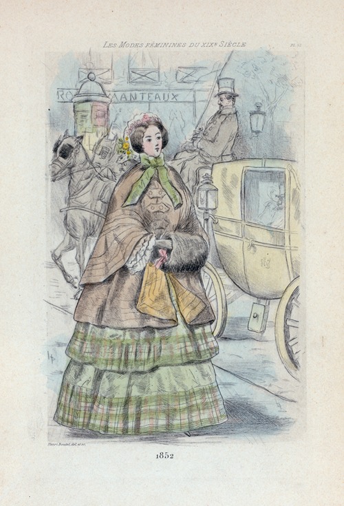 1852 [Women’s fashion in nineteenth-century Paris]