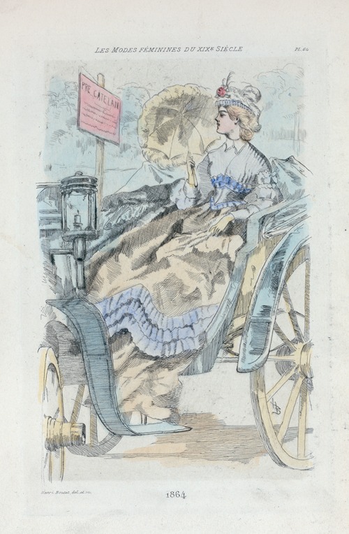 1864 [Women’s fashion in nineteenth-century Paris]
