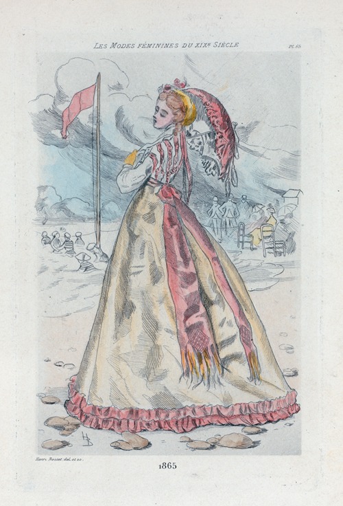 1865 [Women’s fashion in nineteenth-century Paris]