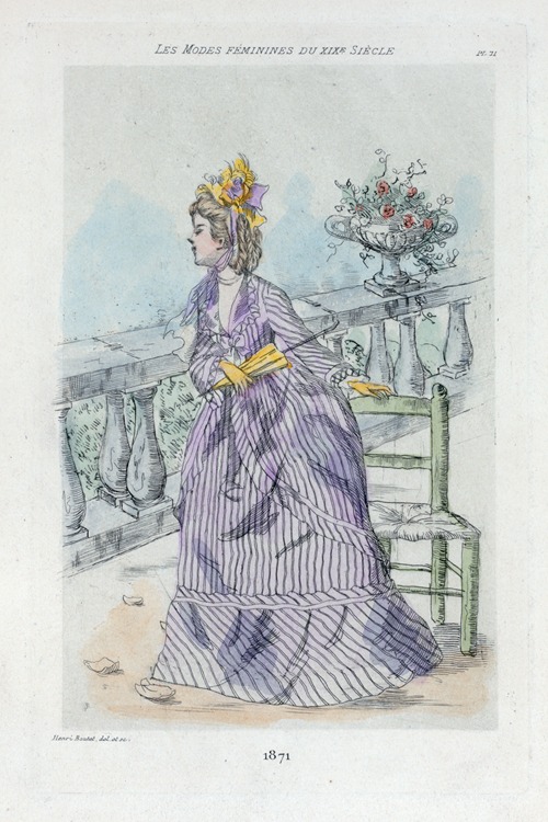 1871 [Women’s fashion in nineteenth-century Paris]