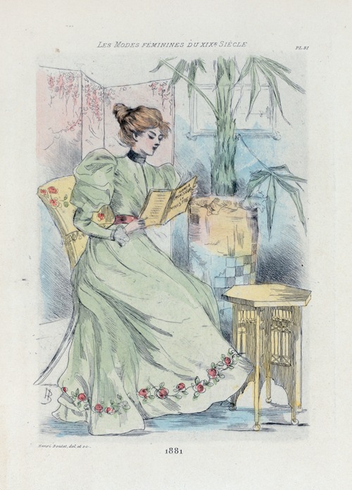 1881 [Women’s fashion in nineteenth-century Paris]