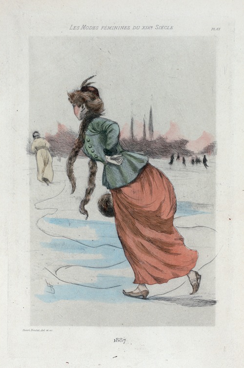 1887 [Women’s fashion in nineteenth-century Paris]