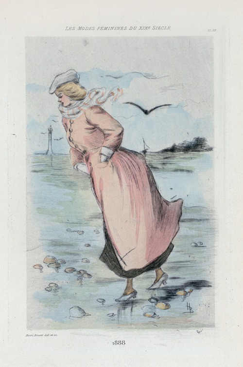 1888 [Women’s fashion in nineteenth-century Paris]