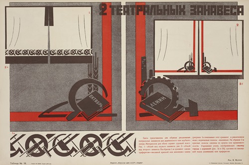 Dva Teatralnykh zanavesa (Ris. V. Mukhina), Tablitsa No. 18