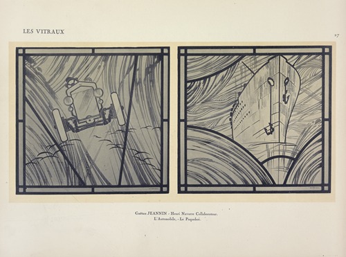 1, L’automobile ; 2, Le paquebot, à l’Hôtel de l’Intransigeant, Paris.