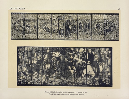 Le jour et la nuit, au pavillon des Pays-Bas; Saint-Martin partageant son manteau, Galerie Néerlandaise au Grand-Palais