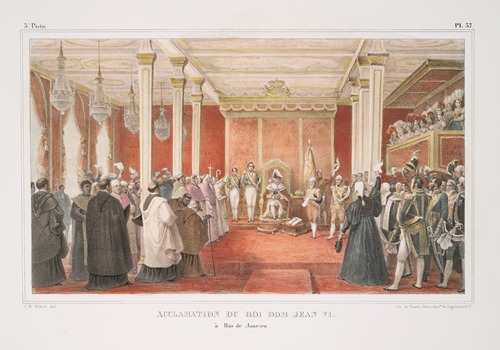 Acclamation du roi Don Jean VI à Rio de Janeiro