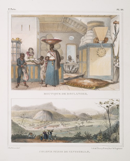 Boutique de boulanger; Colonie suisse de Cantagallo [Cantagalo]