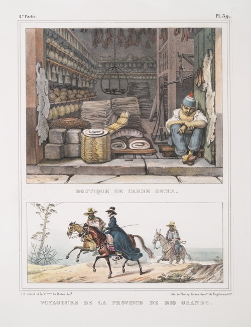 Boutique de carne secca; Voyageurs de la province de Rio Grande
