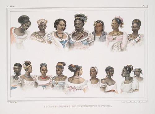 Esclaves nègres, de différentes nations