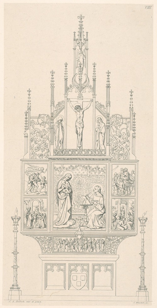 Oltár od J.A.Hellicha