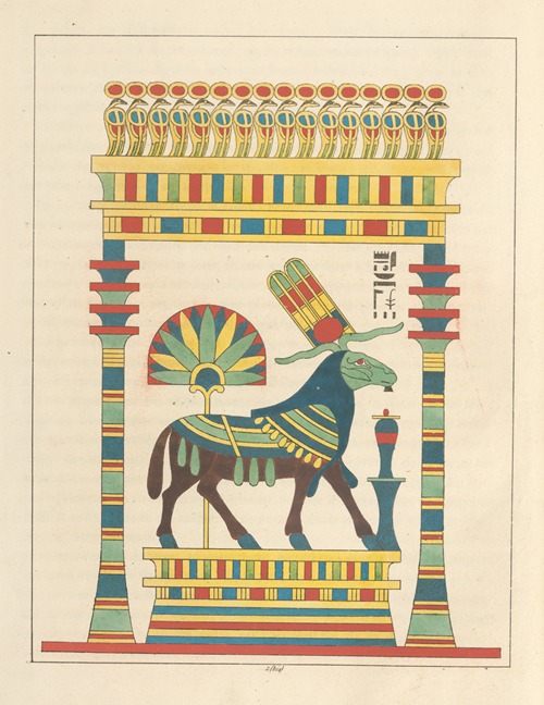 Le bélier, emblême vivant d’Amon-ra [Amon].