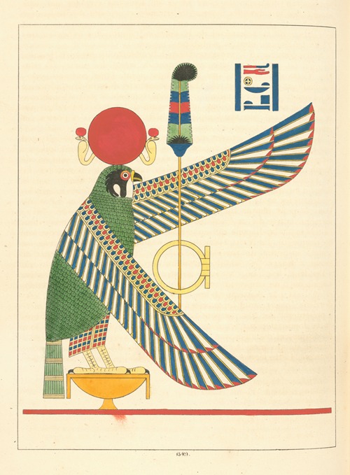 Le disque ailé et l’épervier, emblêmes de Thoth Trismégiste, ou le I-er Hermès 2