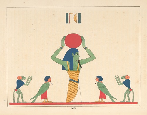 Pooh, Piioh, Ioh [Khonsu], [le Dieu-Lune, directeur des ames.]
