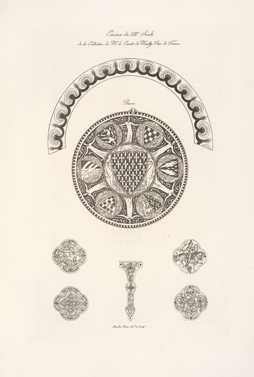 Émaux du XIIIe. siècle de la collection de Mr. le comte de Mailly, pair de France.