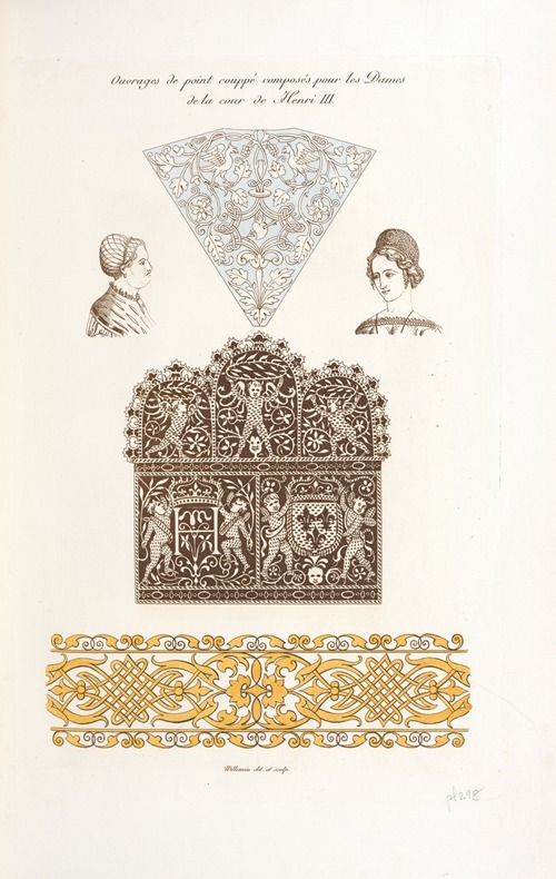 Ouvrages de point couppé composés pour les dames de la cour de Henri III