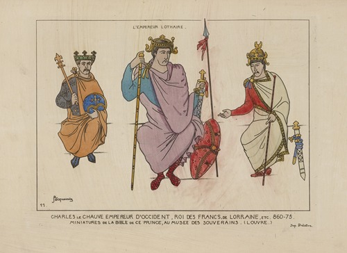 Charles le Chauve empereur d’Occident, Roi des Francs, de Lorraine, etc. 860-75