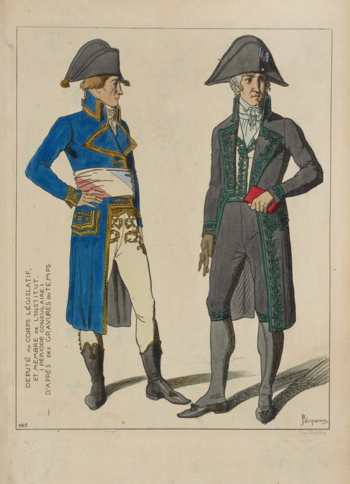 Deputé au corps législatif, et membre de l’institut. (Periode consulaire.)