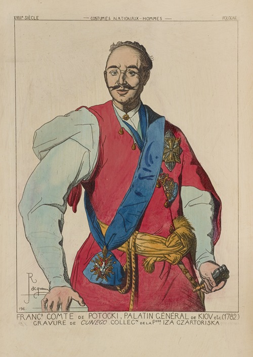 Franc[is] comte de Potocki, palatin général de Kiov etc. (1782.)