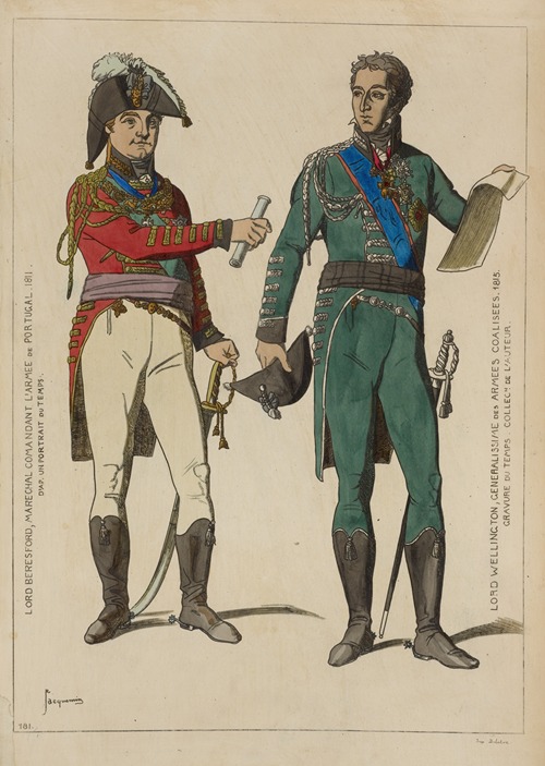 Lord Beresford, marechal comandant l’armee de Portugal. 1811.