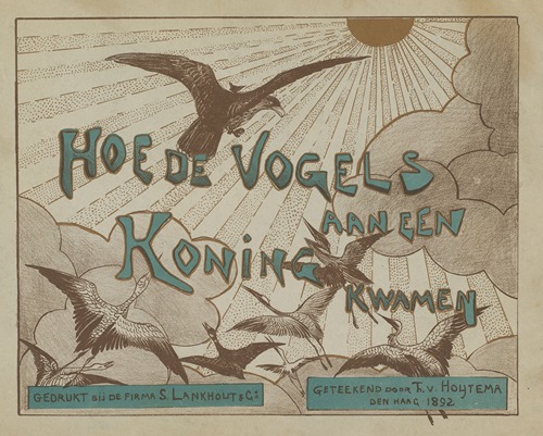 Omslag voor de serie ‘Hoe de vogels aan een koning kwamen’