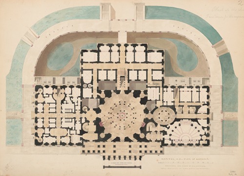 United States Capitol, Washington, D.C. Basement floor plan