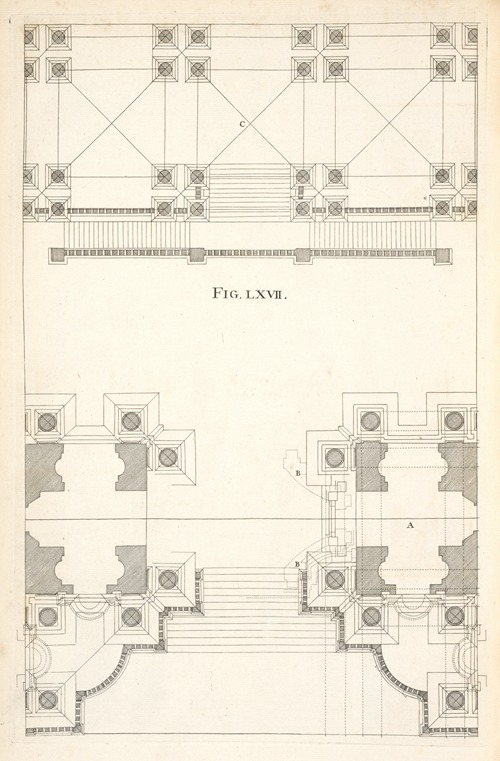 The geometrical plan, and first preparation to the seventy-first figure.