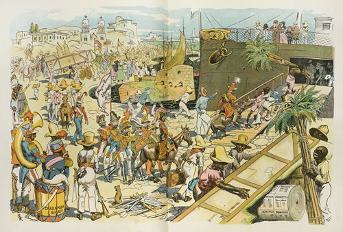 Instead of intervening in Cuba and South America, why not ship the revolutions to Coney Island and let us all get some fun out of them
