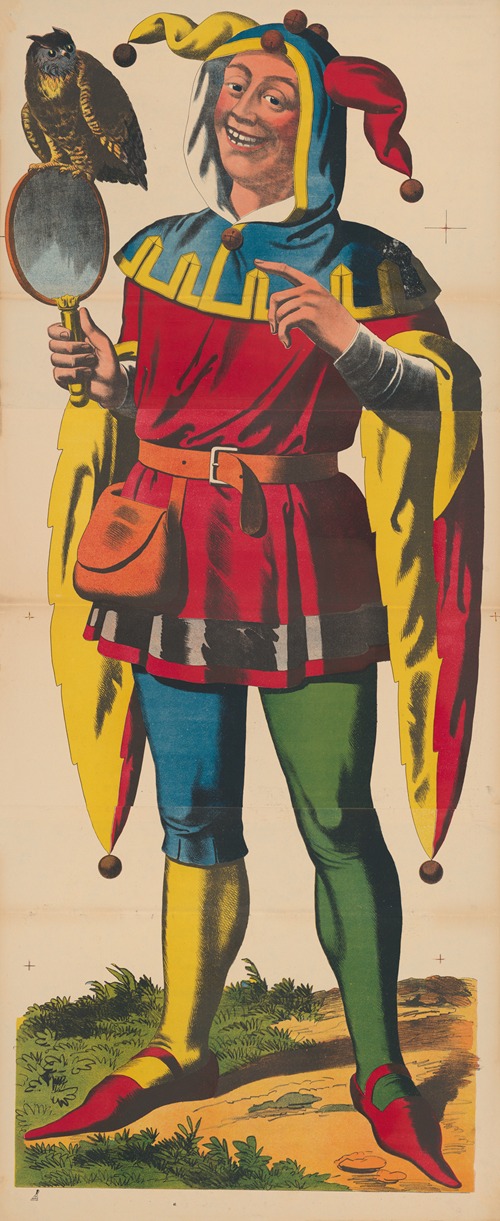 Carnival figure dressed as Till Eulenspiege