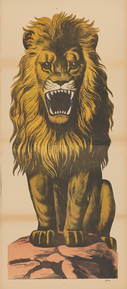 Roaring lion