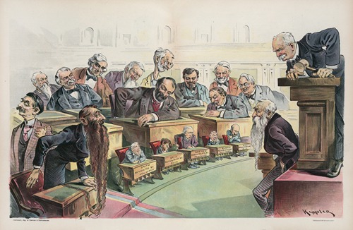 Shrunk to their proper size at last – an edifying sight in the United States Senate