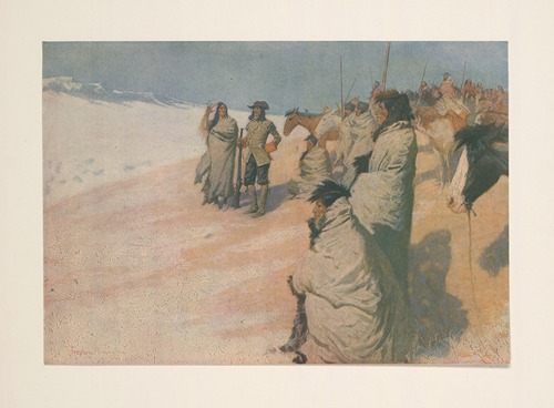 Selling Friends or Foes (The Scout) (ca. 1902–1905) - Replica Canvas print