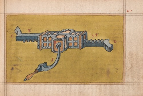 Inventions of military machines and other devices Pl.22