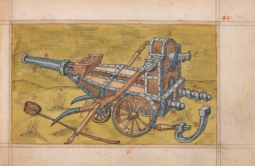 Inventions of military machines and other devices Pl.40