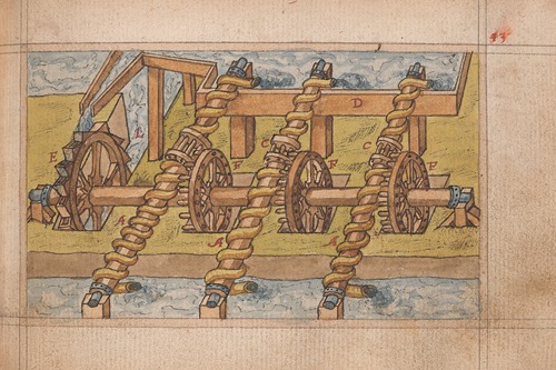 Inventions of military machines and other devices Pl.42