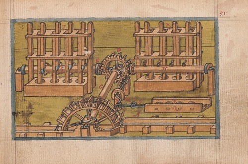 Inventions of military machines and other devices Pl.50