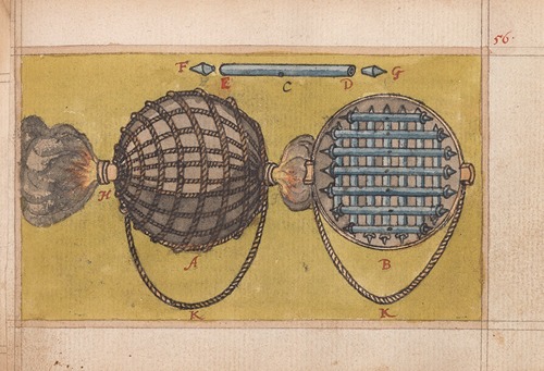 Inventions of military machines and other devices Pl.55