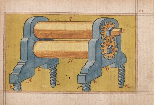 Inventions of military machines and other devices Pl.70