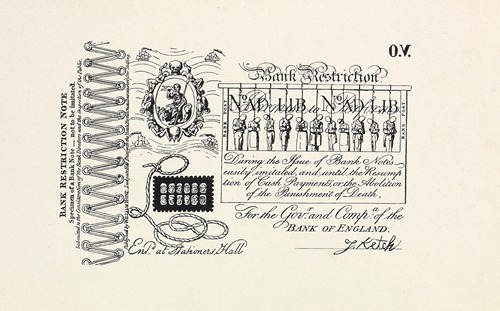 Bank restriction note