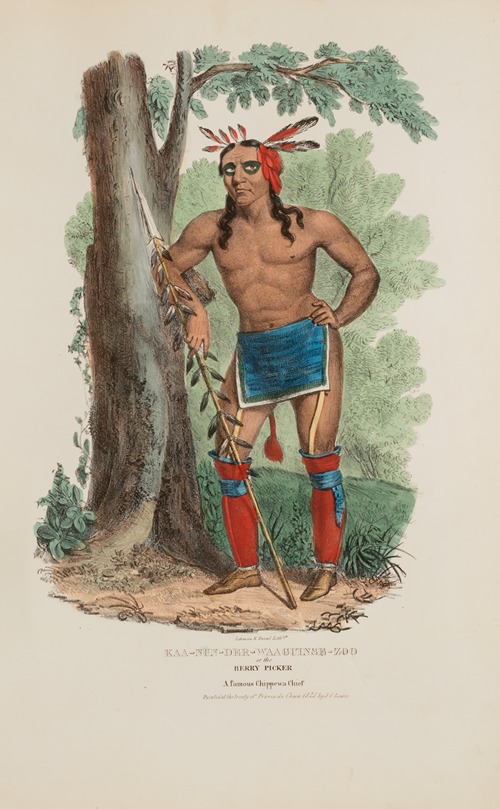 KAA-NUN-DER-WAAGUINSE-ZOO or the Berry Picker; A Famous Chippewa Chief