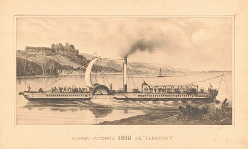 Robert Fulton’s 1810 S.S. ‘Clermont’