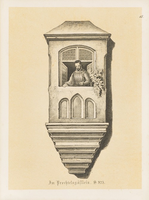 Die interessantesten Chörlein an Nürnberg’s mittelalterlichen Gebäuden Pl.15