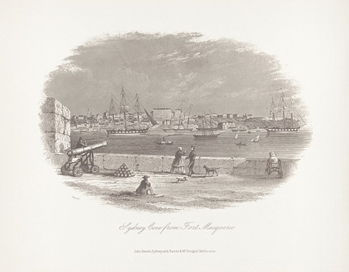 Sydney Cove from Fort Macquarie