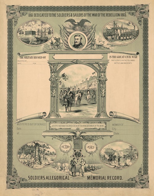 Dedicated to the soldiers & sailors of the war of the rebellion