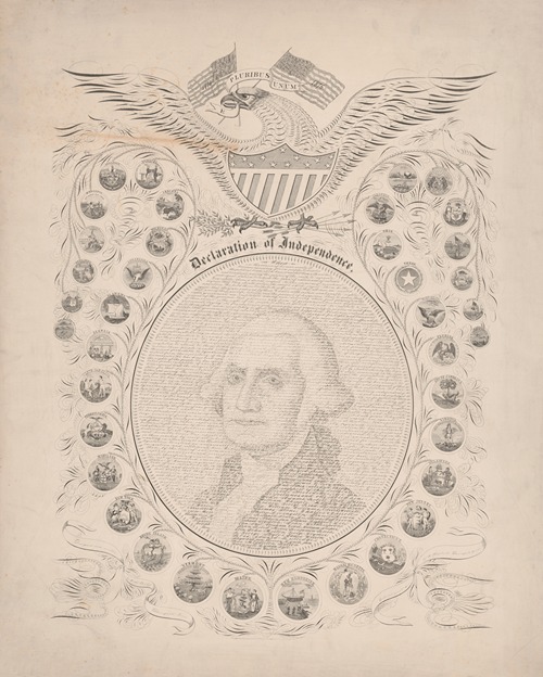 Declaration of Independence, e pluribus unum, 1776-1876