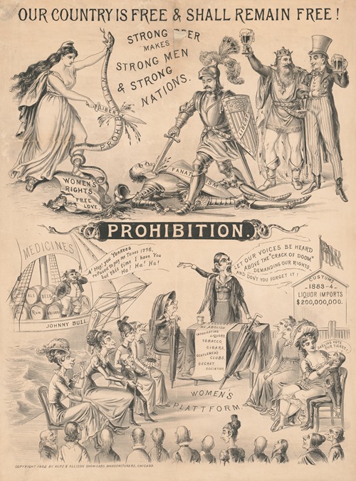 Prohibition Our country is free & shall remain free!
